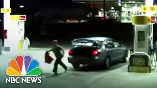 Kidnapped Victim Escapes From Trunk As Car Stops At Gas Station | NBC News