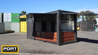 20ft Shipping Container Cafe - Port Shipping Containers