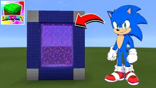 How to Make a PORTAL to SONIC HEDGEHOG in Lokicraft!