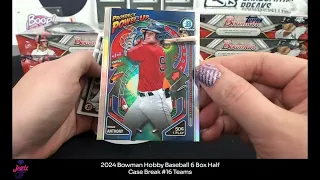 2024 Bowman Hobby Baseball 6 Box Break #16