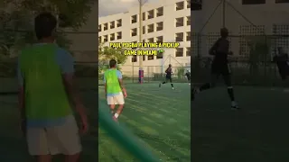 Paul Pogba playing a pickup game in Miami