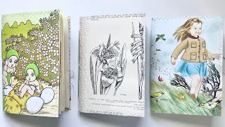 New journals: Gumnut baby, vintage botanical, children’s illustration - Etsy restock