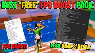 *BEST* FPS BOOST Pack in Fortnite Chapter 4! ✅ (Boost Fps, Lower Delay & Lower Ping)