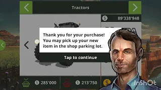 Buying all tractors in Fs18 //timelapse //gameplay