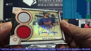 2018 Topps Museum Collection Baseball 6 Box Break #1