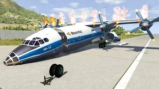 Airplane Crashes #6 - BeamNG DRIVE | SmashChan