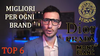 TOP 6 - MIGLIORI FRAGRANZE PER OGNI BRAND