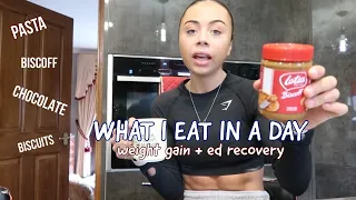 WHAT I EAT IN A DAY | weight gain + ed recovery @EM_FITX