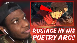 RUSTAGE IN HIS POETRY ARC!! | YUJI ITADORI RAP | "Until The End" | RUSTAGE ft. Lorien  [REACTION]