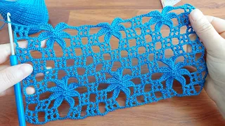 VERY NICE BEAUTIFUL CROCHET FLOWER knitting pattern  making, step-by-step explanation for beginners