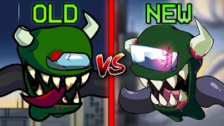 FNF': Vs Impostor V4 - Sussus Toogus, Lights Down, Reactor, Ejected (Old Vs New) (green impostor)