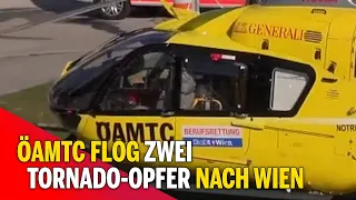 OEAMTC flog zwei Tornado-Opfer nach Wien