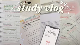 2-days study vlog 🔗 6 am morning, lots of studying, being productive