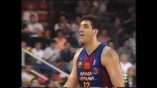 Liga ACB. Temporada 1998-1999. 1/2 Final. 1º partido. FC Barcelona vs Estudiantes (2ª parte)
