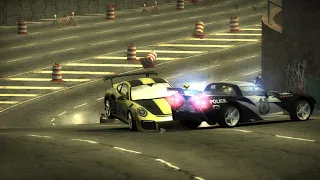 NFS Most Wanted Redux Porsche GT2 RS Epic Police Chase Pursuit Escaped