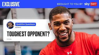 Anthony Joshua's 10 Questions with Gary Neville | Overlap Xtra