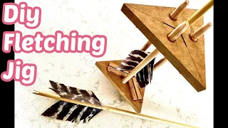 Dowel Rod Arrow Fletching Jig Diy