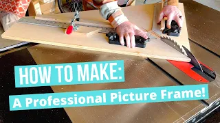 Making Professional Picture Frames Using Precision Mitre Sled