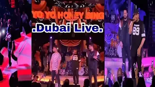Yo yo honey singh last night live in dubai with Alfaaz , Singhsta and Hommie| Honey singh dubai live