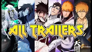 BLEACH BRAVE SOULS ALL ANNIVERSARY TRAILERS (From 3 to 8) 🔥 BBS All Anni Promo Teasers Compilation!