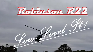 Robinson R22: Lesson 27 "Low Level: Part 1" (Full Lesson)