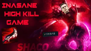 Challenger Shaco Pop Off In High Elo Game