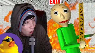 Quackity Plays Baldi's Basics For The First Time
