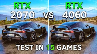 RTX 2070 vs RTX 4060 | Test In 15 Games at 1080p | 2023