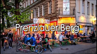 Walking Around Prenzlauer Berg, Berlin Germany |4k UHD| Binaural Ambience
