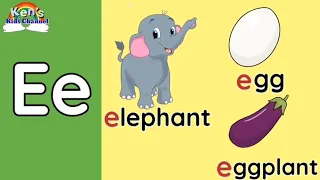 Letter Ee | Letter E Sound | Objects Beginning with the Letter Ee | Learn to Write the Letter Ee