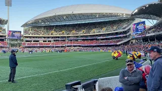 2023 AFL Round 13 Adelaide V West Coast Eagles Part 1 Of 7 Teams Coming Out