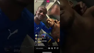 Thembinkosi Lorch live instagram after winning his first dstv premiership with sundowns