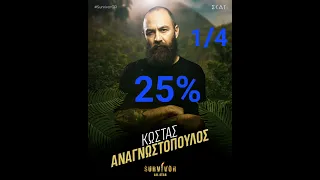 SURVIVOR ALL STAR ΣΥΝΟΛΙΚΑ ΣΤΑΤΙΣΤΙΚΑ ΠΑΙΚΤΩΝ 4Η ΕΒΔΟΜΑΔΑ ΑΝΑ ΟΜΑΔΑ.