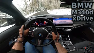 2022 BMW M340d xDrive | POV test drive