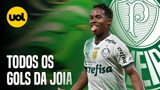 VEJA TODOS OS GOLS DE ENDRICK PELO PALMEIRAS NO BRASILEIRÃO 2023