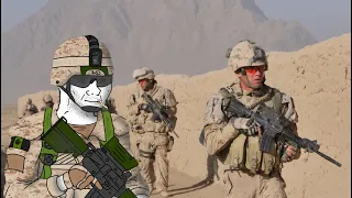 21 guns but your platoon in Afganistan is on patrol and ambushed