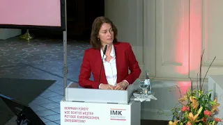 IMK Forum 2019 Germany First ? Katarina Barley   Keynote und Diskussion