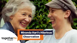 Miranda Hart Has An Epiphany in Her Garden!