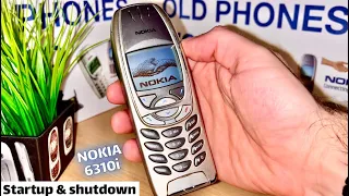 Nokia 6310i startup and shutdown - by Old Phones World