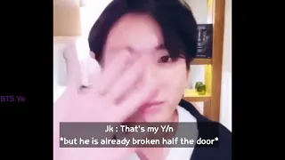 BTS Imagine - When they slap you and you lock yourself in another room