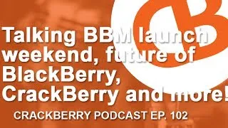 Talking BBM launch weekend, future of BlackBerry, CrackBerry and more! - CrackBerry 102
