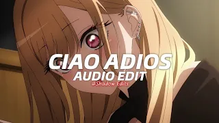 Ciao Adios - Anne Marie『edit audio』