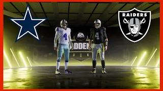 Dallas Cowboys vs Las Vegas Raiders | madden 24 | Simulation
