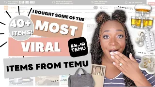 I Bought 40 Of The Most VIRAL Items From TEMU | My BIGGEST Haul EVER!!