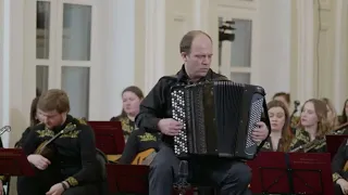 Николай Чайкин "Концерт № 1" для баяна с оркестром ( 2 и 3 части)