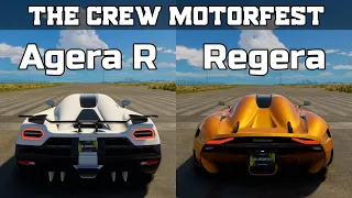 The Crew Motorfest - Koenigsegg Agera R vs Koenigsegg Regera - Drag Race