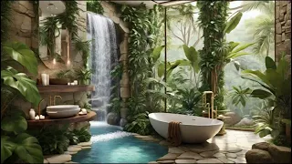 Tropical Bathroom Paradise: Create Your Own Oasis at Home #interior #design