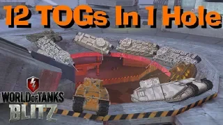 WOT BLITZ 12 TOG II  ПАДАЕМ В ЛЮК (КАРТА ФАУСТ)