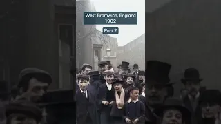 Colorized 1902 footage from England 🏴󠁧󠁢󠁥󠁮󠁧󠁿 #shorts #history #colorized