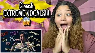 Dimash Extreme Vocals for Male Voices | REACTION!!!!